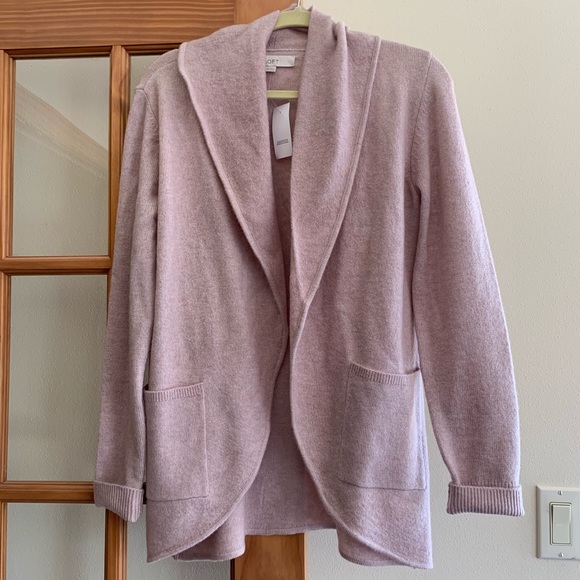loft cozy open cardigan